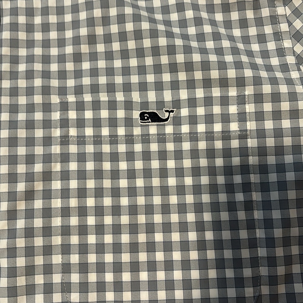 Vineyard Vines Boys “On-the-Go” GinghamButton Down Collared Shirt - Picture 2 of 5